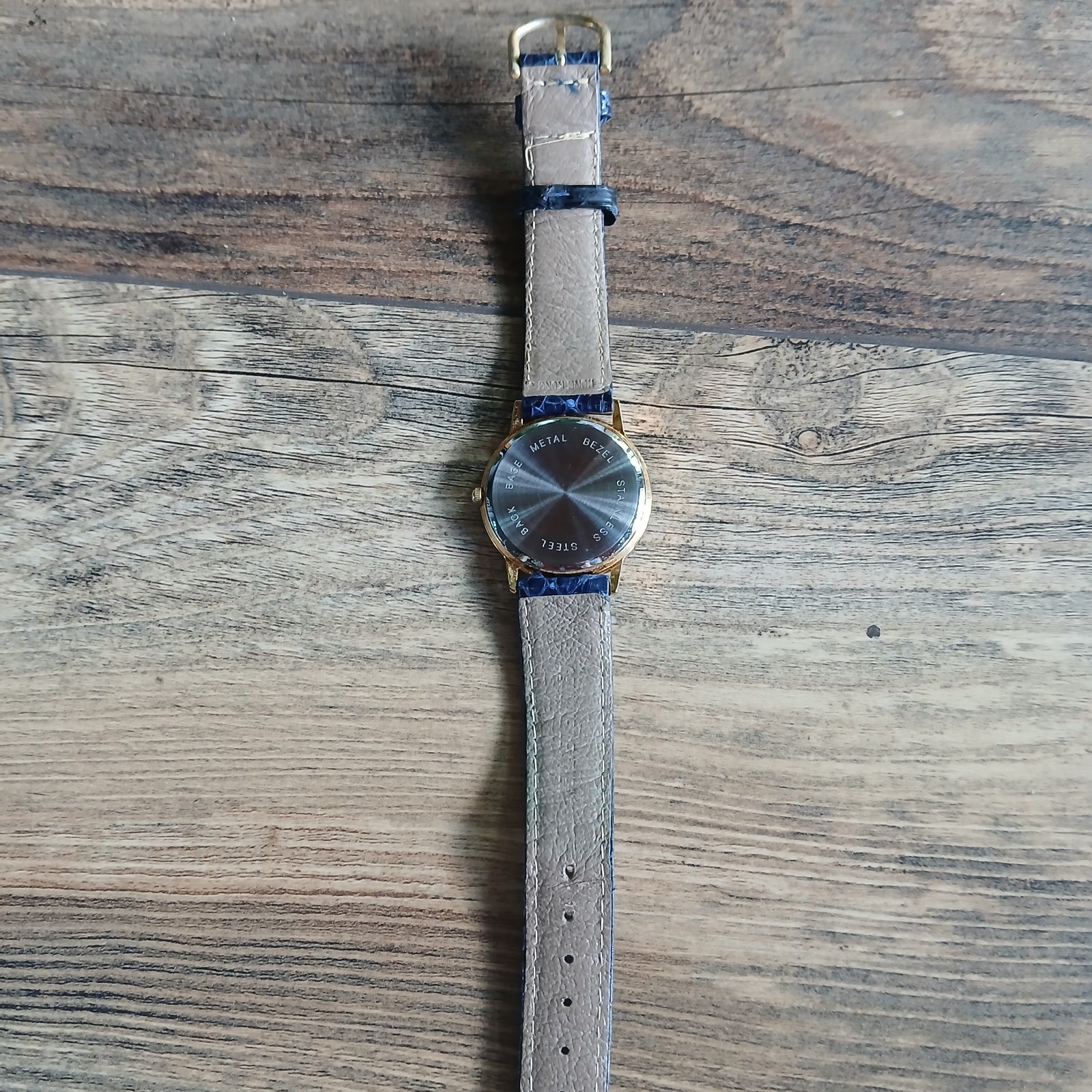 Vintage Flower Garden Butterfly Wrist Watch Hong Kong 80s