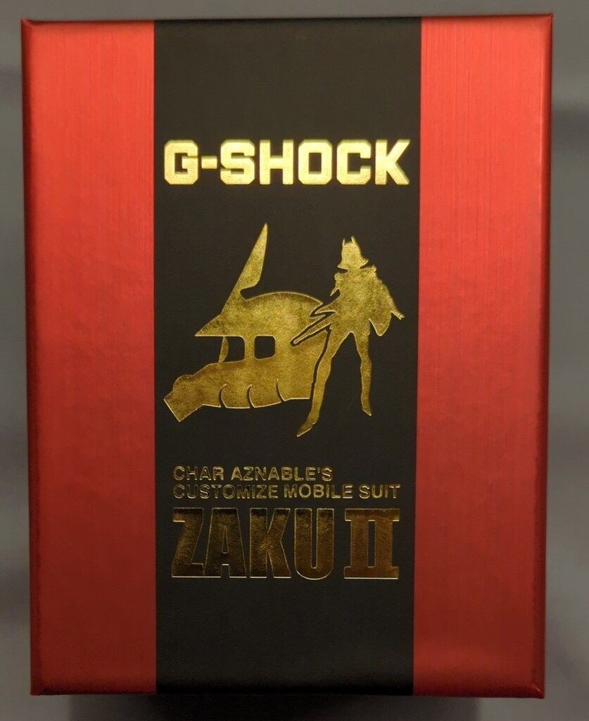 CASIO Mobile Suit Gundam G SHOCK Char s Zaku Model MS 06S ZAKU II 30th Anniversa
