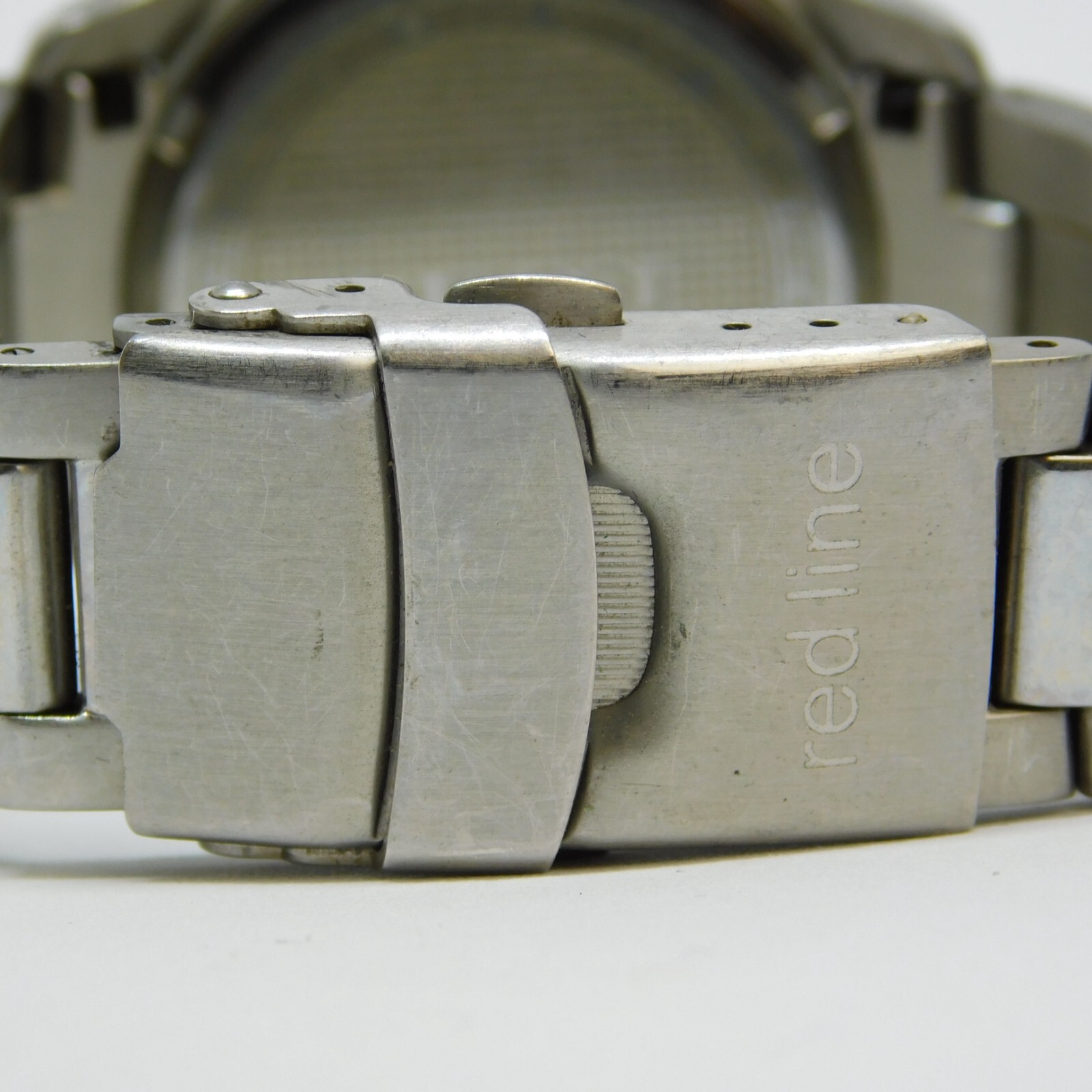 red line Mineral Crystal Quartz Analog Women’s Watch Sz. 5 3/4″ New Battery