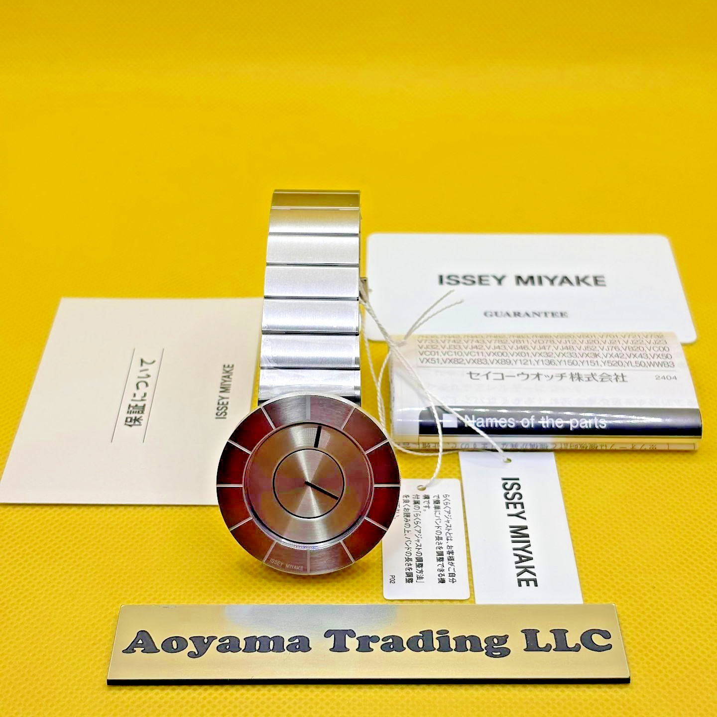 ISSEY MIYAKE NY0N001 Silver Men Watch Bracelet Type New in Box from Japan🔥
