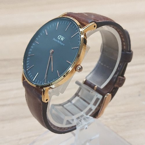 [A1R] Daniel Wellington Quartz Leather Wristwatch Brown [g5v]