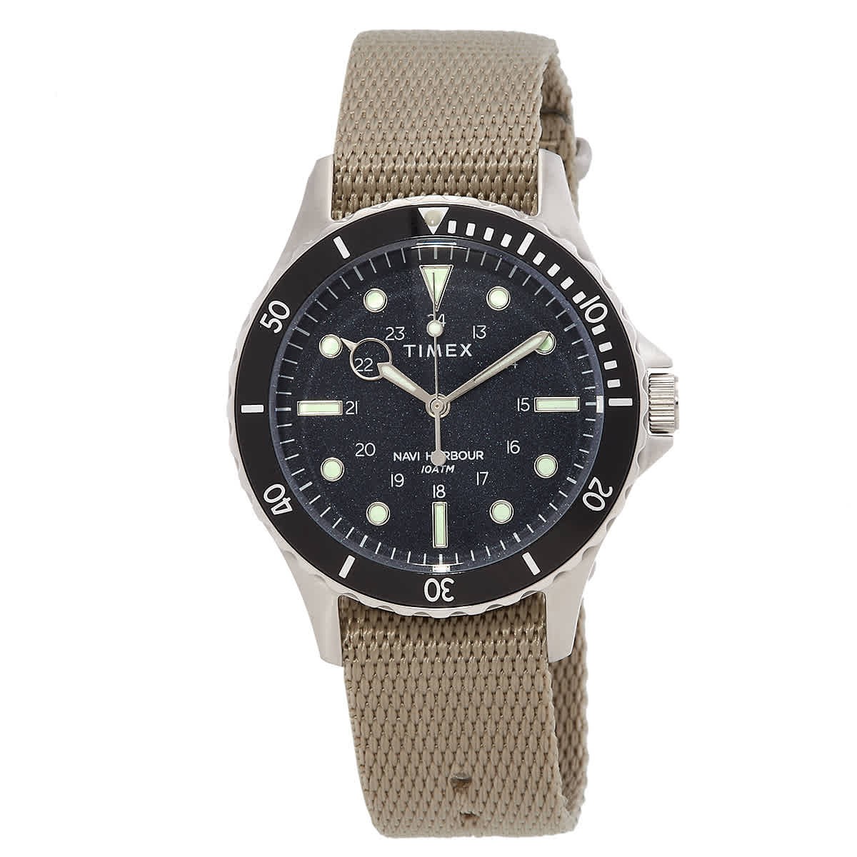 Timex Navi XL Quartz Black Dial Men’s Watch TW2U90000