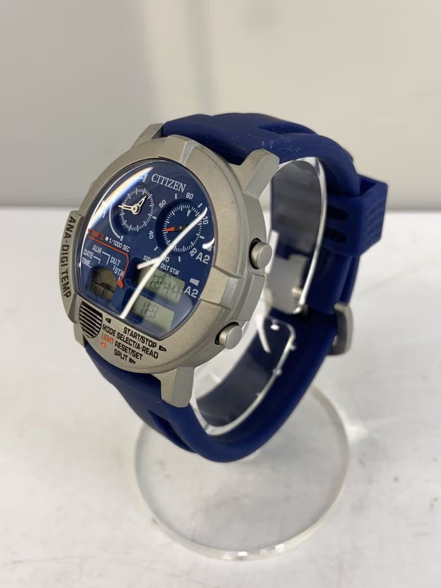 CITIZEN Quartz Watch Digital Rubber 8989 s125073