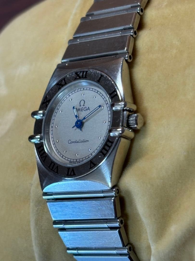 Omega Constellation 23.5mm Ladies Watch Quartz Stainless Steel Japan #O6076