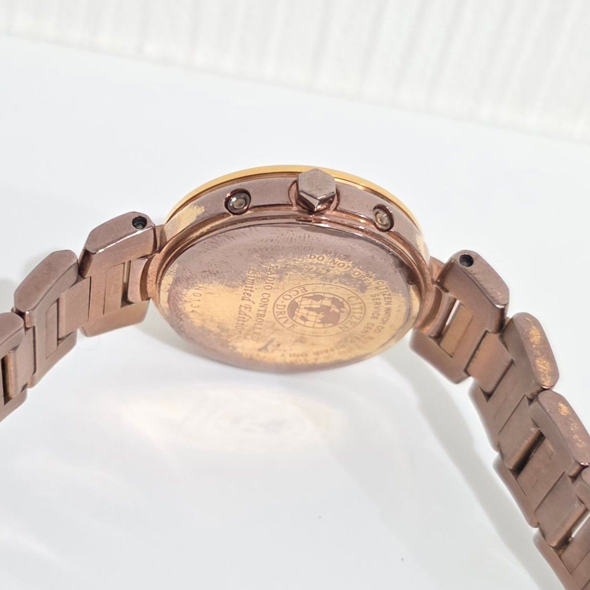 Citizen Xc H335-T014496 Eco-Drive Radio Solar Ladies Watch Diamond Japan