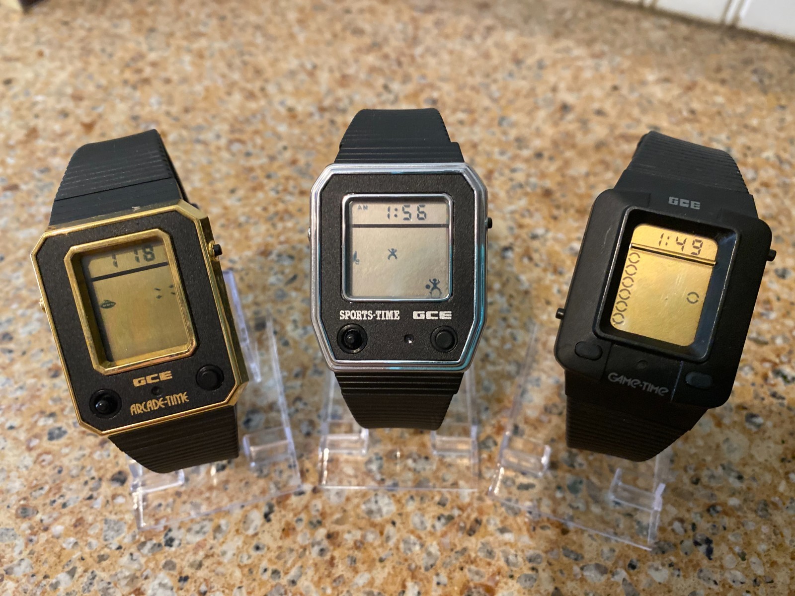 GCE Game Watches Collection 1982 VINTAGE Video Gaming Rare