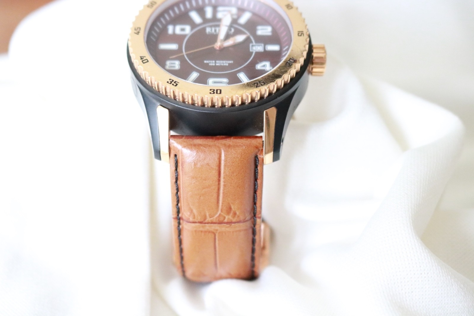 Ritmo Mudo Mens Watch Model 231-09 Non Running Made in Switzerland