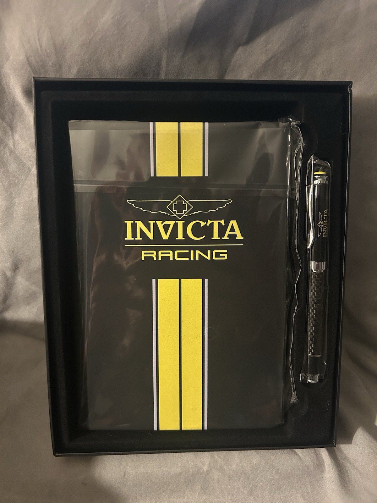 Invicta Racing Package w/ Speedway Rim Watch #69493 Die Cast Car, Notebook Etc