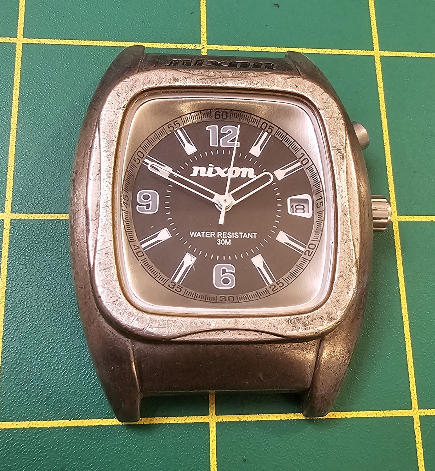 Vintage NIXON Yes Powerslave Watch Case, No Strap, New Battery