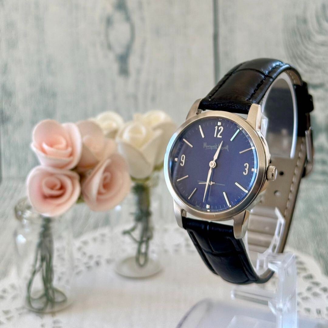 MARGARET HOWELL Watch Small Seconds Navy Used From Japan Check description