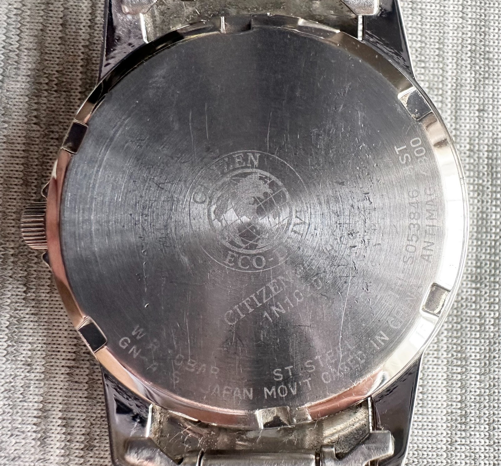 Citizen Eco-Drive E111-S053846 Solar Men’s Watch Black Dial Stainless Steel