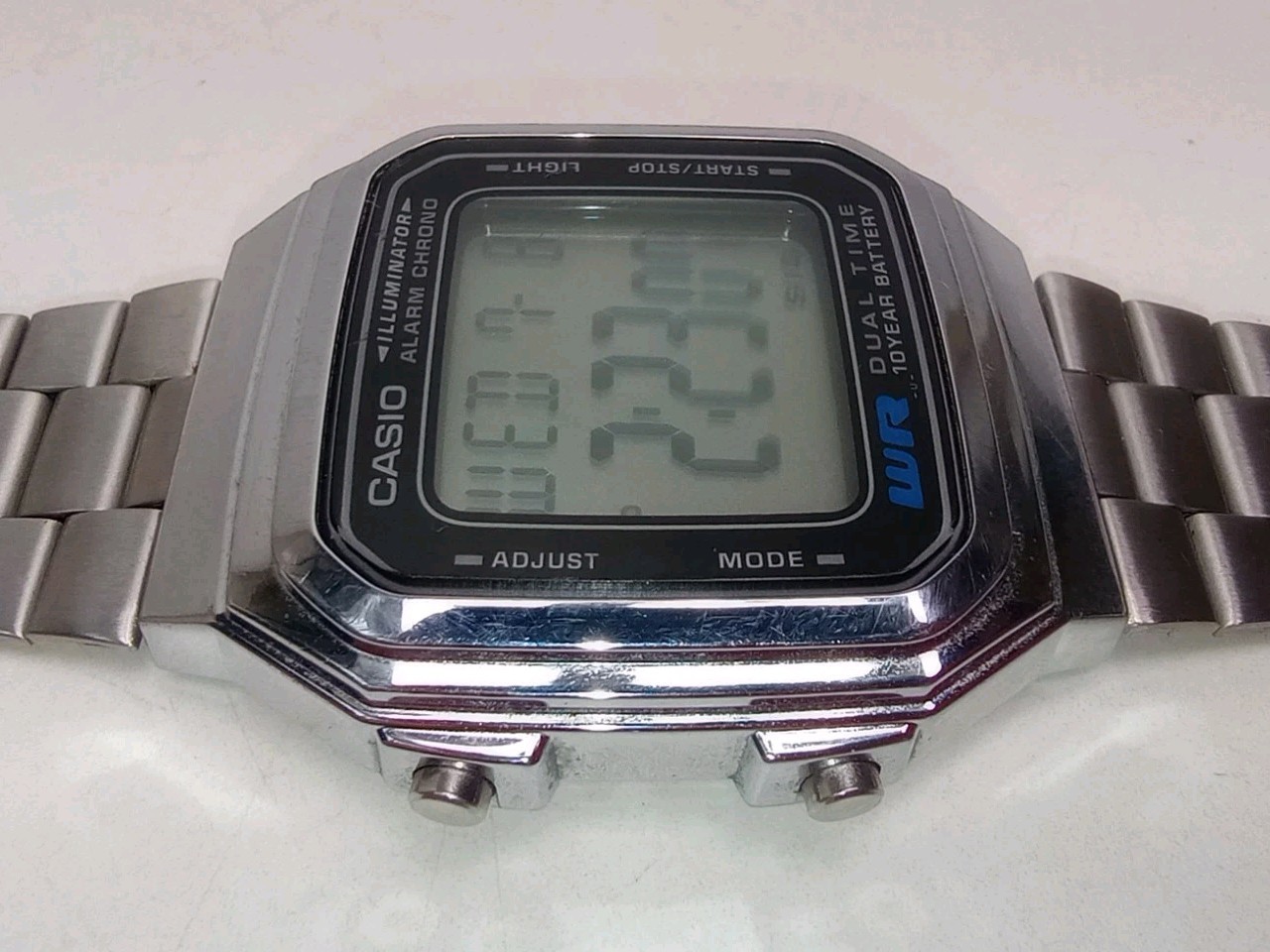 Vtg CASIO Illuminator Men’s Quartz Digital Watch – A178W – Alarm Chrono – WORKS