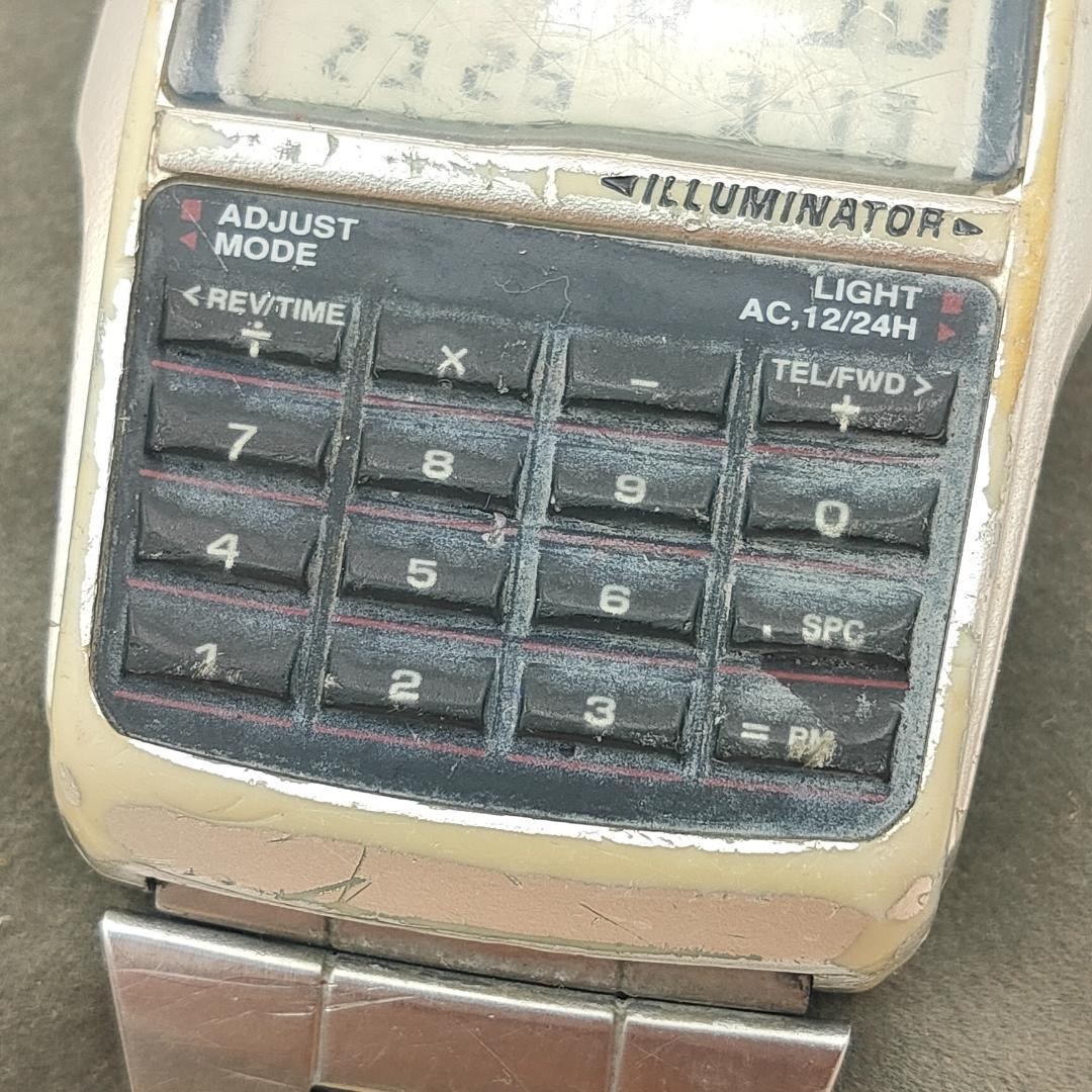 FOR PARTS Casio Data Bank DBO-02 Module 2888 Multi-Lingual Calculator Watch