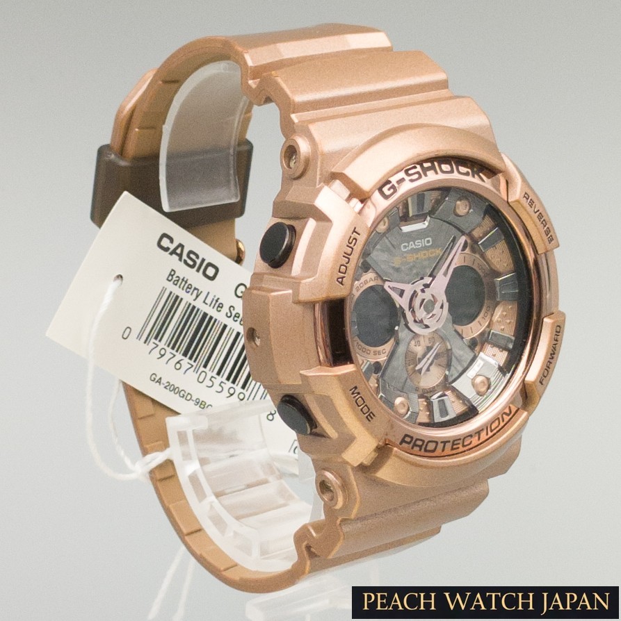 [NOS] CASIO G-SHOCK Garish Gold GA-200GD-9B Rare Ex-Display Working 8.27″ (21cm)