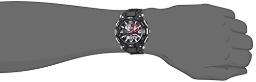 Analog Digital Chronograph Watch 53mm Resin Strap 100m Water Resistant Alarm