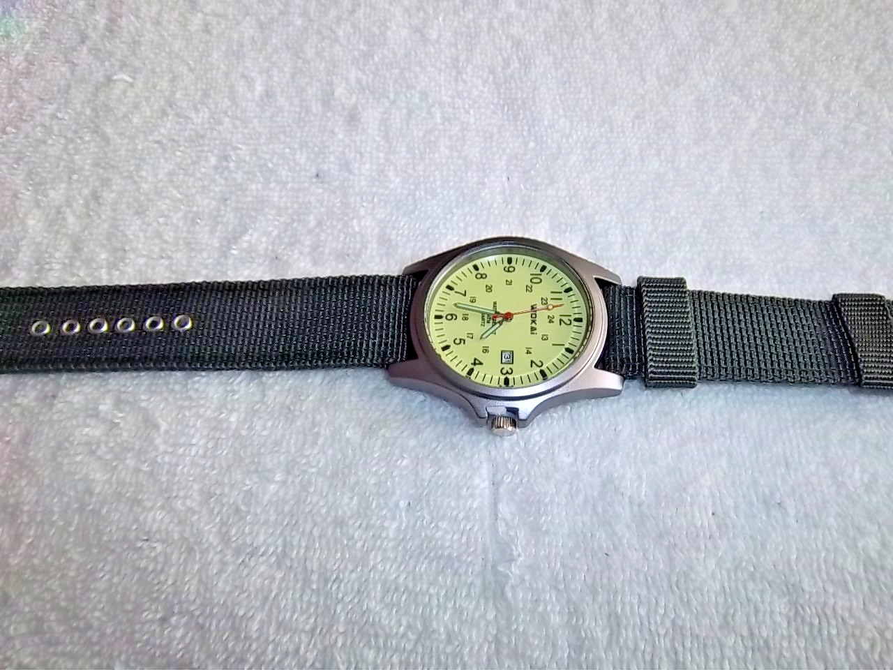 LOT OF-4-WOKAI BRAND Quartz Wristwatch for Men, COLOR AS SHOWN MY LAST DEAL.