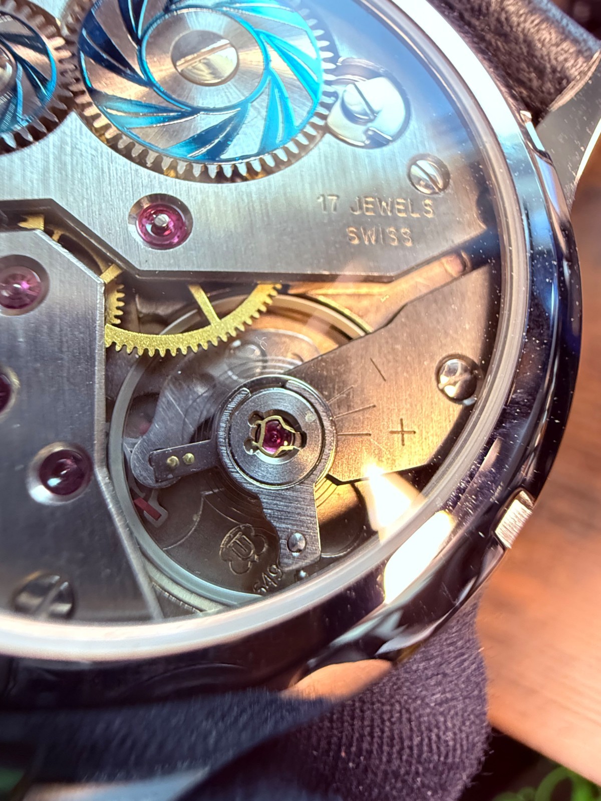 Bespoke Big pilot Watch Swiss eta 6498 movement Handmade Strap