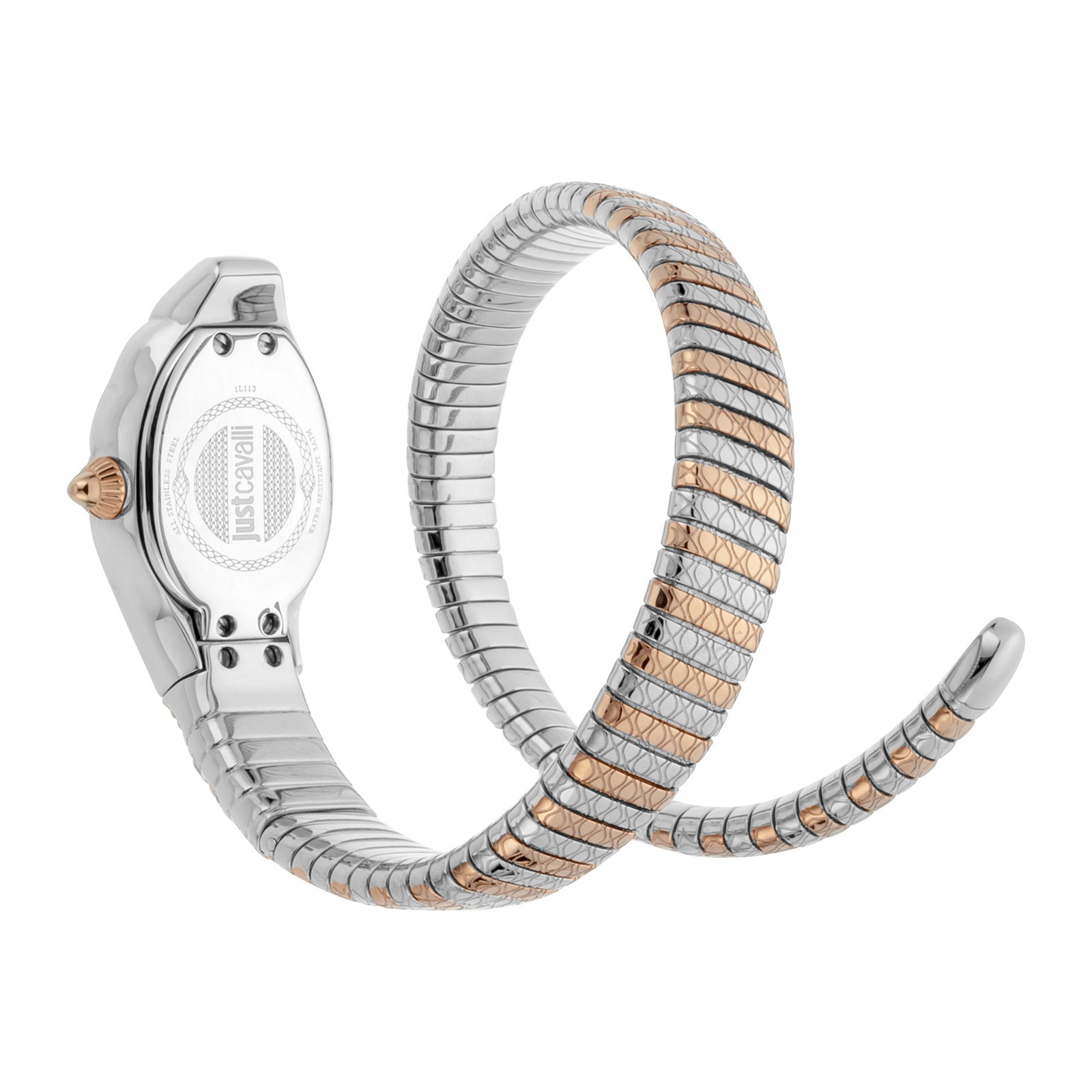 Just Cavalli Women’s JC1L113M0055 Signature Snake 22mm Quartz Watch
