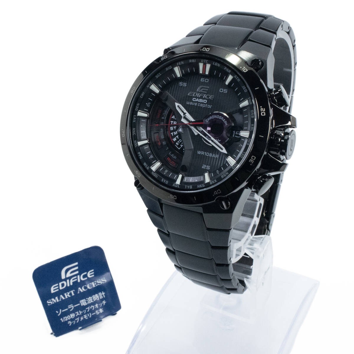 Working Condition New Casio Watch Rechargeable Solar Radio Men’s Edifice EQW A10