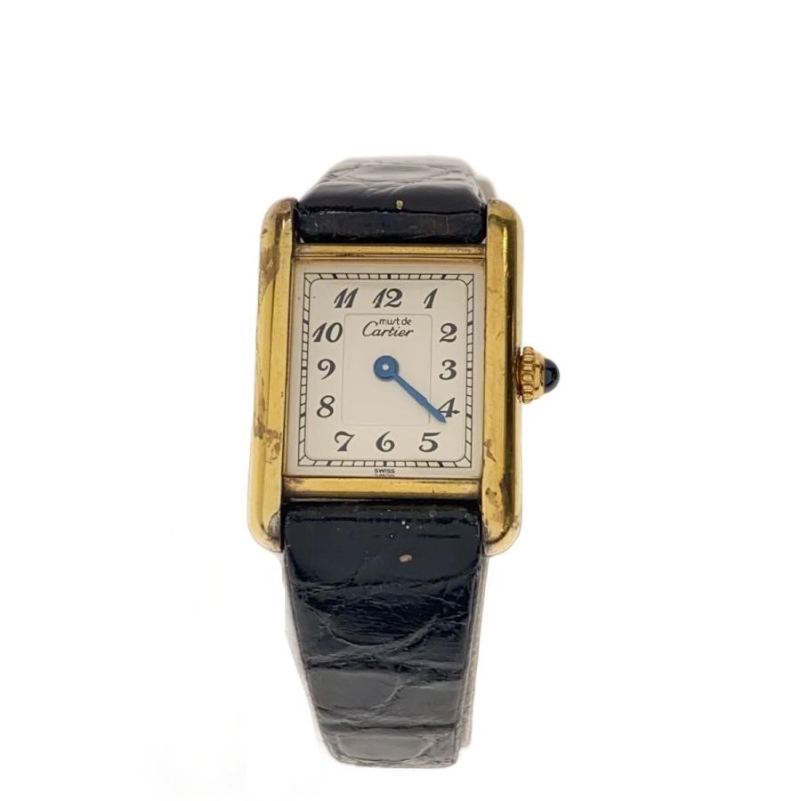 CARTIER Mast Tank Case Size 2.8 ×2cm Used Watch #71315
