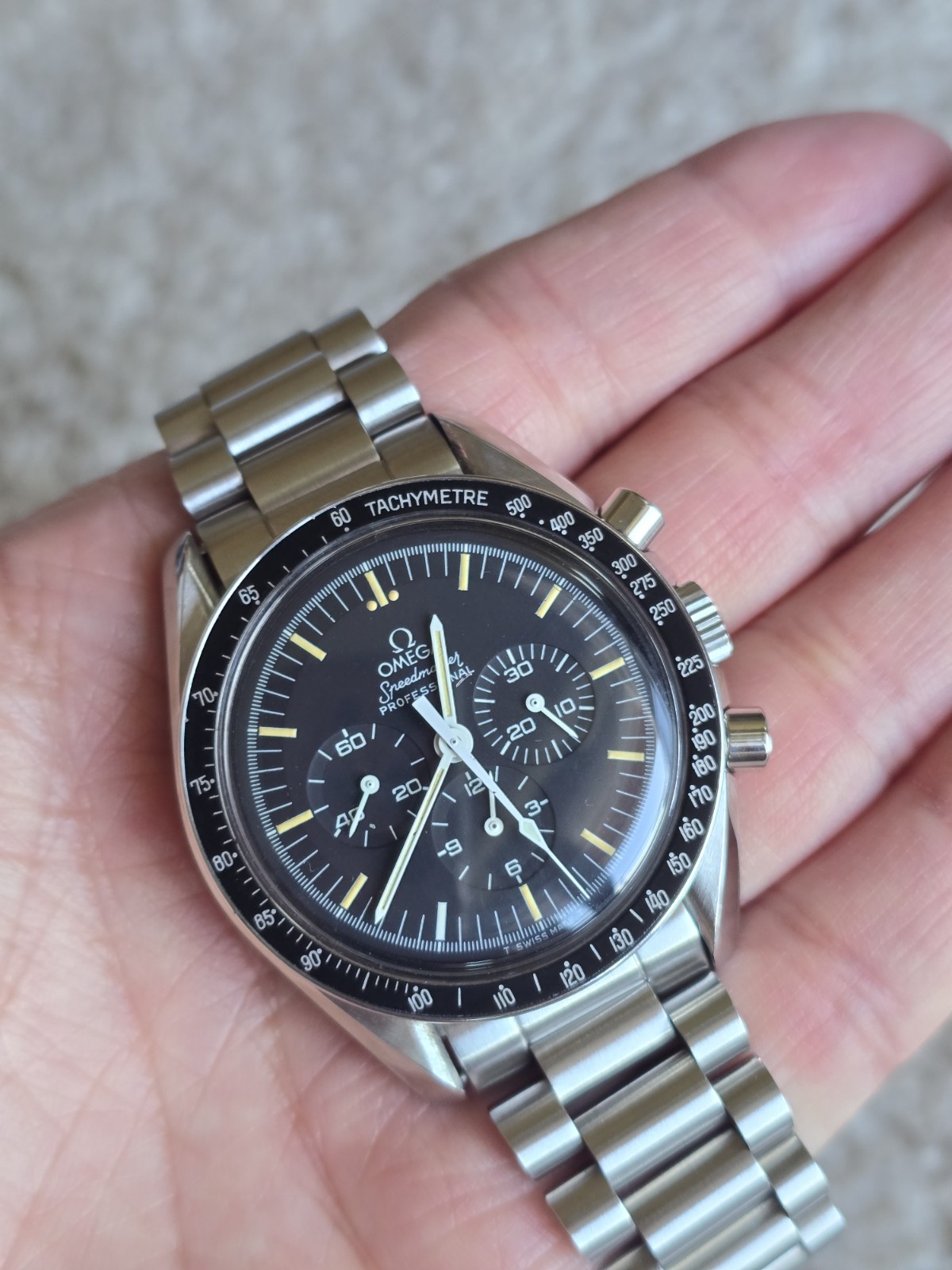 Omega Speedmaster 145.022 145022 42mm Stainless Steel Patina Very Good Condition