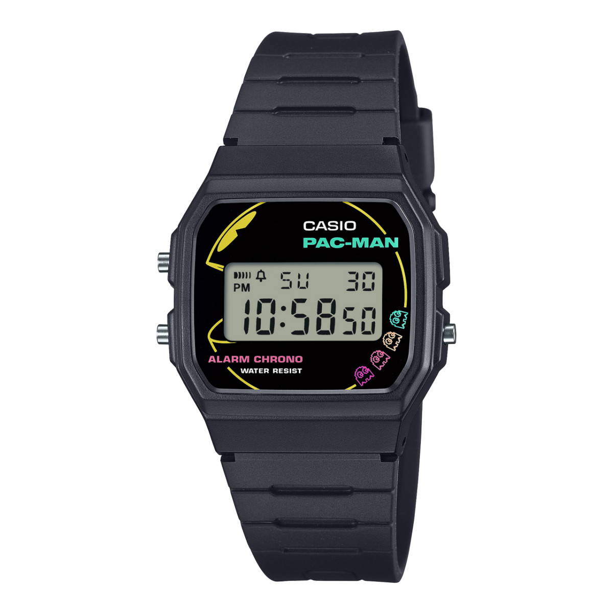 Casio Classic x PAC-MAN Collaboration Watch Black F-91WPC-1AJR Unisex Adults F/S