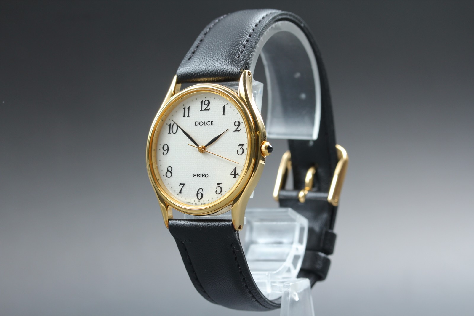 [Near MINT] Vintage SEIKO DOLCE 8N41-6060 White Dial Watch Quartz From JAPAN