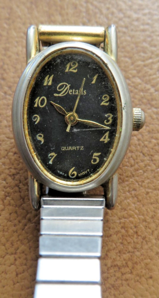 Women’s Details 038 DTL178 PC21 Quartz Watch, Secondhand w/ Stretch Band Working