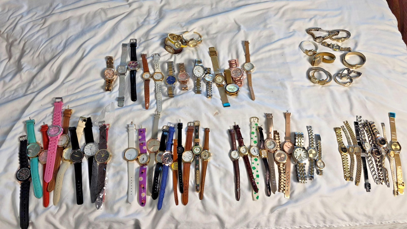 Bulk Assorted Watches Collection Lot of 60+, Vid of 10+ Working
