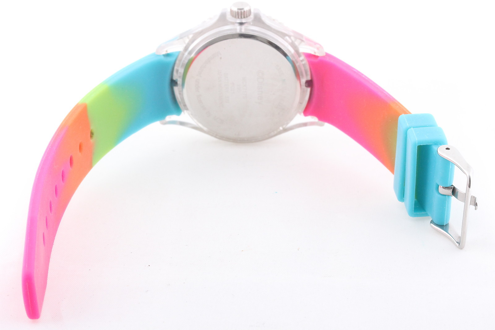DISNEY MICKEY MOUSE MCK7175 MULTI COLORED STRAP NEW BATTERY WRISTWATCH 6697