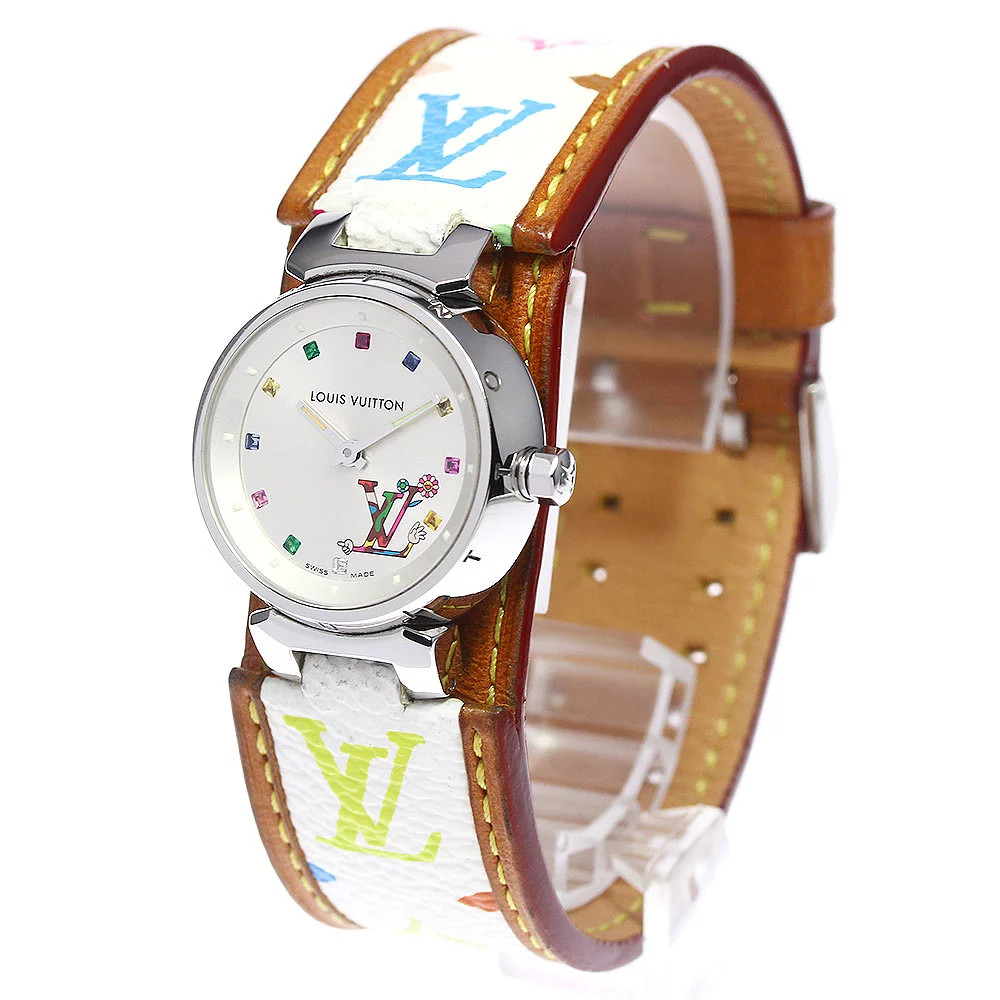 Louis Vuitton Tambour Takashi Murakami Multicolor Q12130 28mm Watch 300/500