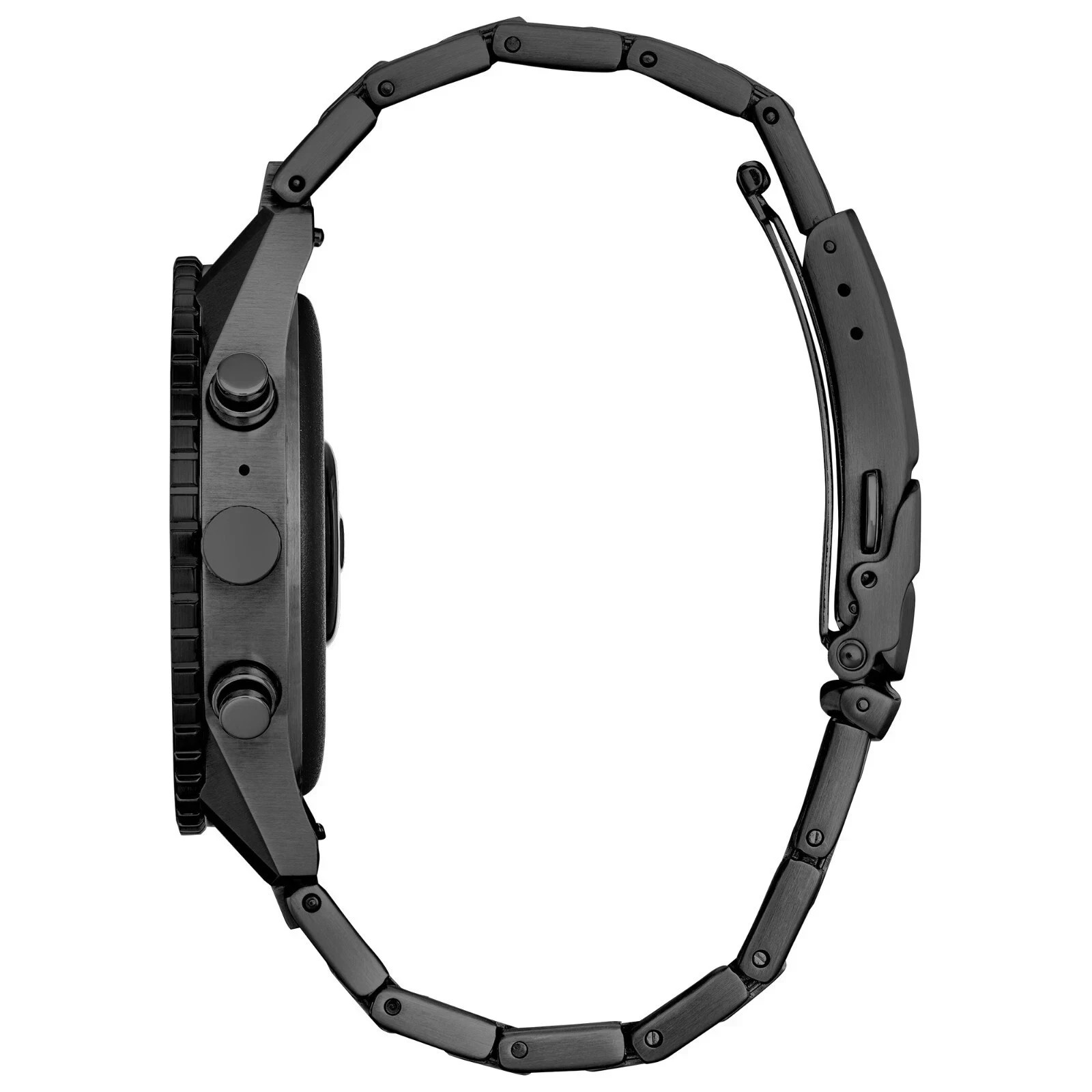 Citizen CZ Smart Touchscreen Black Stainless Steel Smart Watch 44MM MX1017-50X