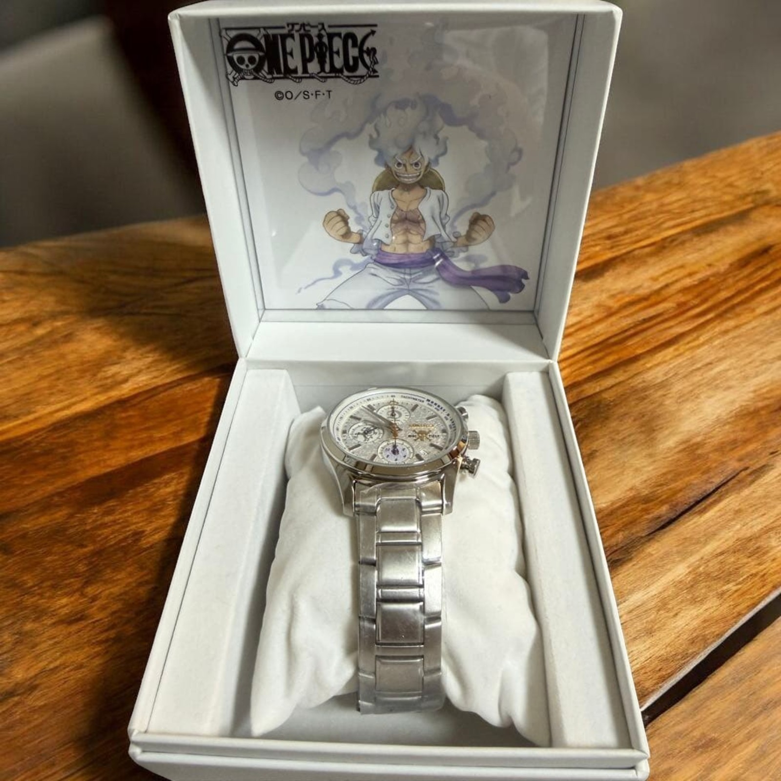 Seiko x ONE PIECE Monkey D. Luffy Gear 5 Edition Watch Limited 5000 Unused Nika
