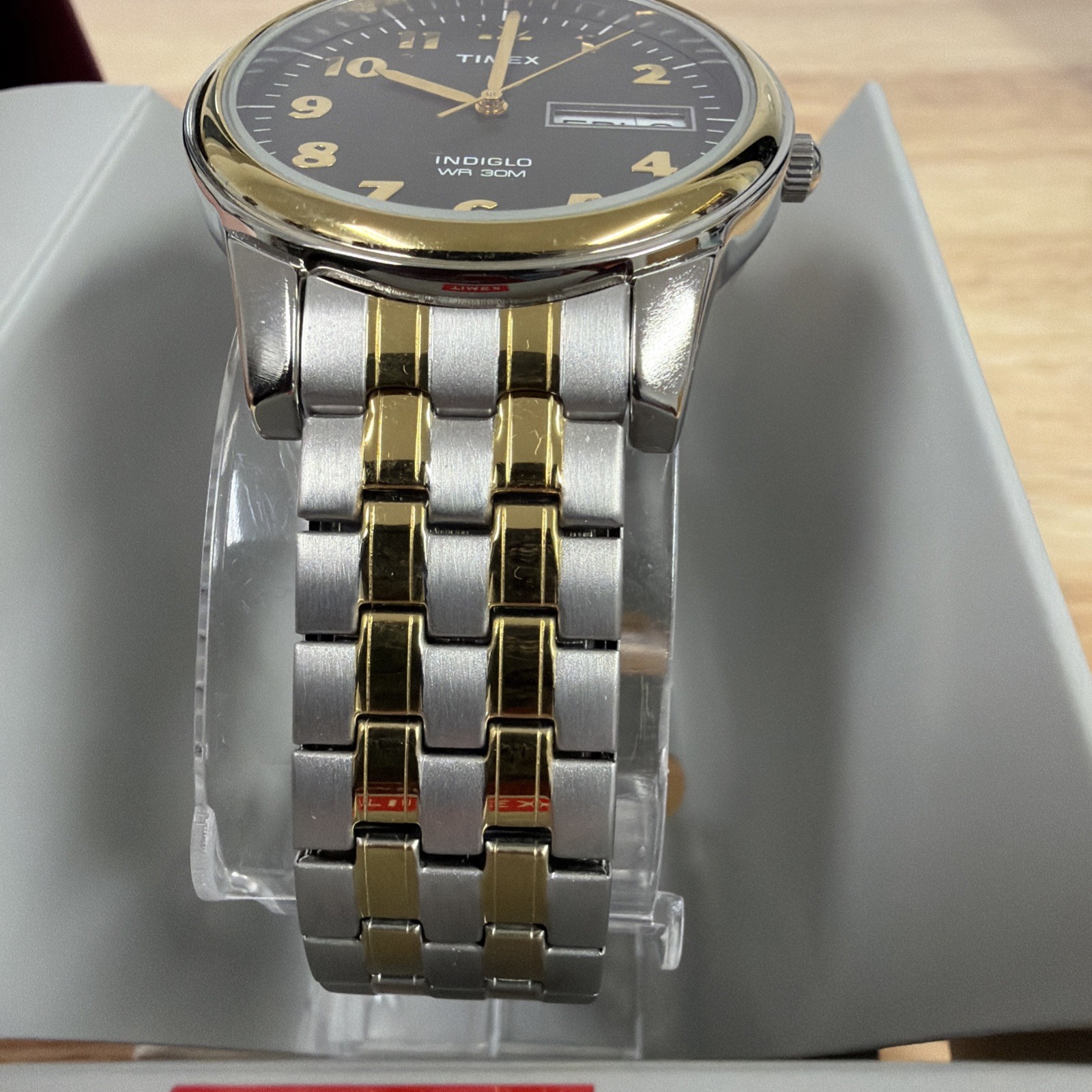 Timex Mens Two-Tone Expansion Bracelet Watch, One Size!! Brand New T26481