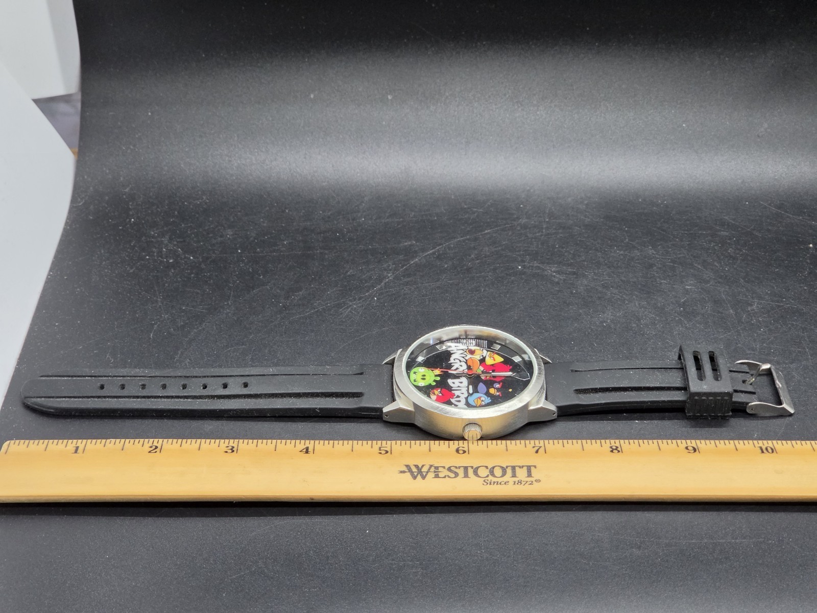 2009-13 HUGE ANGRY BIRD ROVIO ENERTAINMENT WATCH VIDEO GAME Needs New Battery