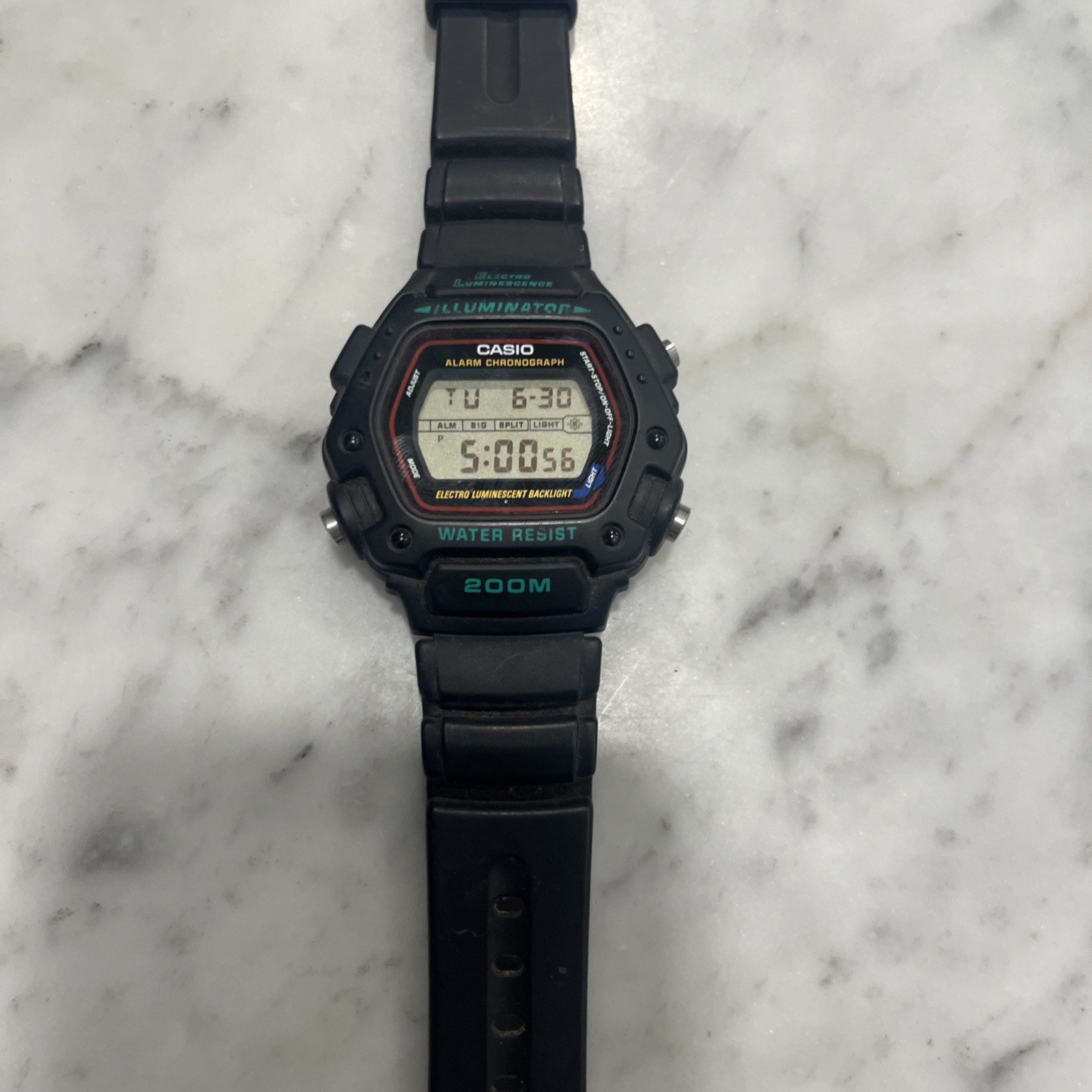Casio DW 290 Illuminator Overseas Model Digital Watch