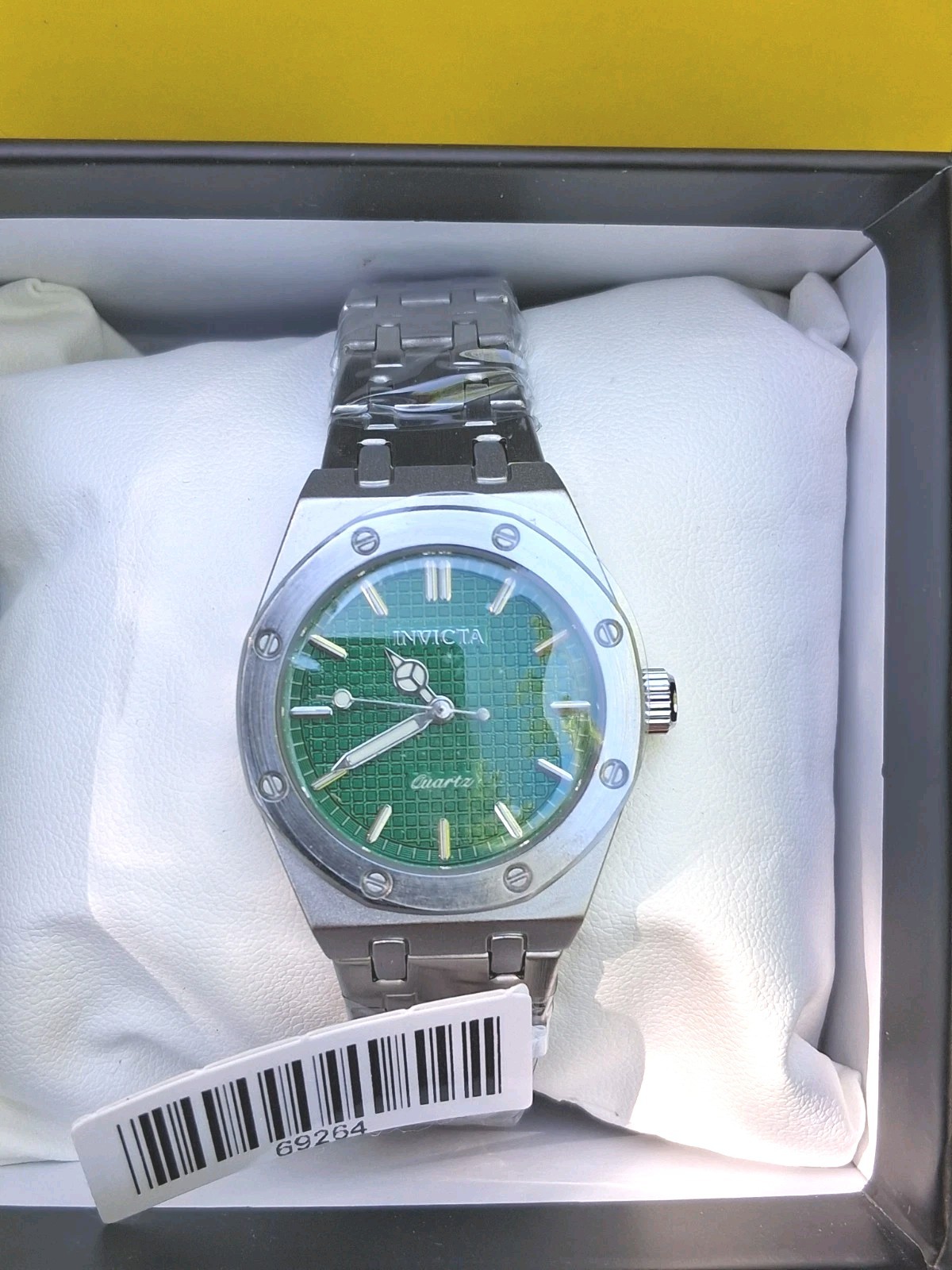 Invicta Celestial Women’s Watch 30mm Green Steel Silver 69264