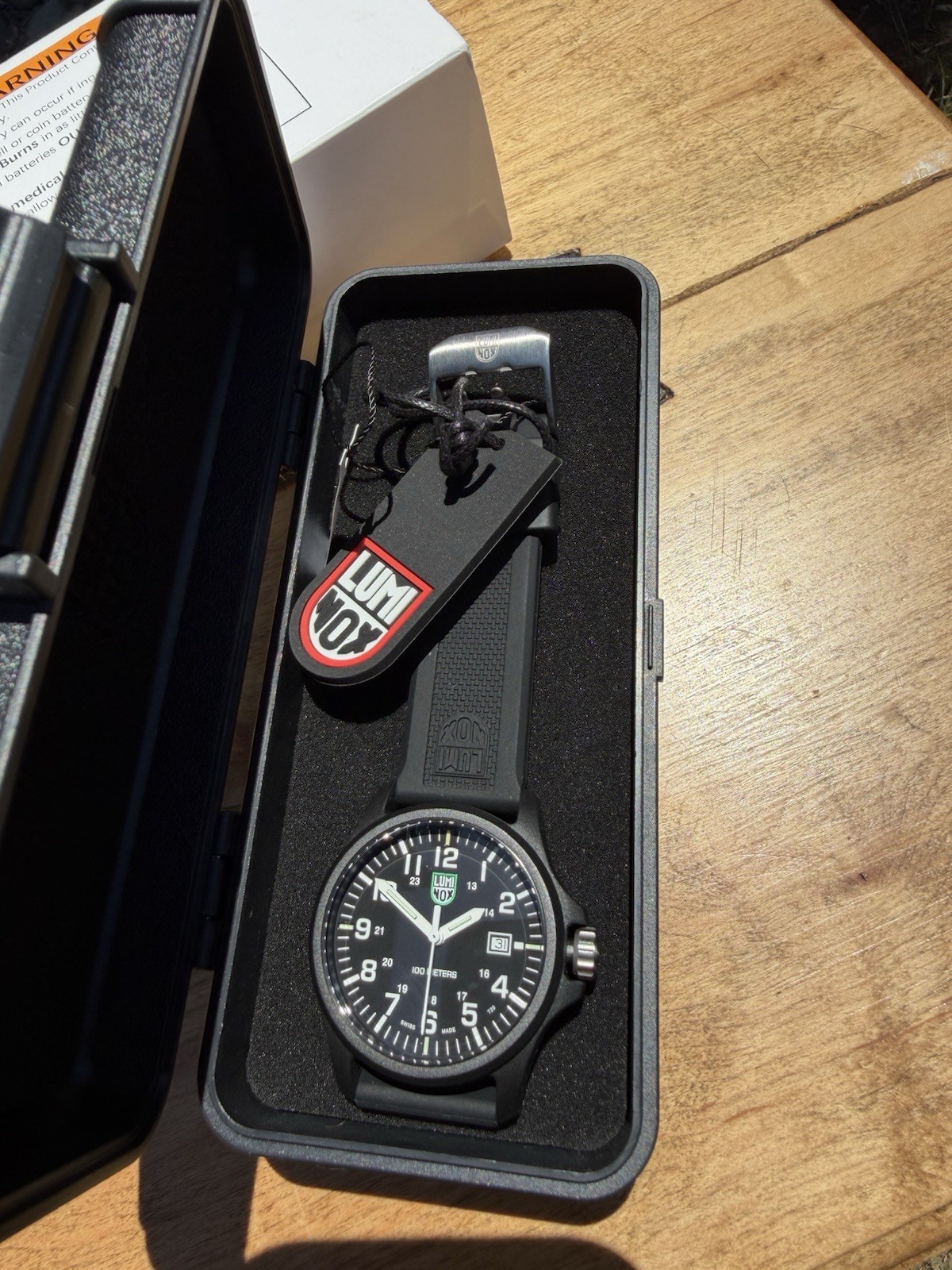 Luminox X2.2401 Field Men’s Quartz 43mm 100m Black Date Lume Carbonox Rubber