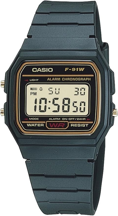 CASIO F-91WG-9QJH Digital Watch Black Gold Japan Web Limited Model New