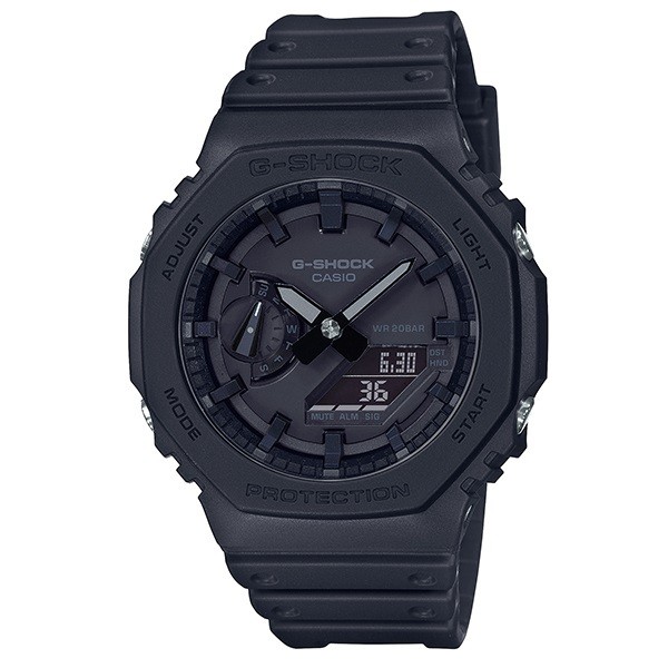 New CASIO G SHOCK GA 2100 1A1JF All Black 20 ATM Water Resistant Shock Resistant