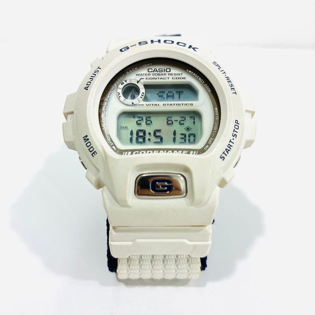 CASIO G-SHOCK DW-6697 Digital Watch White Navy From Japan