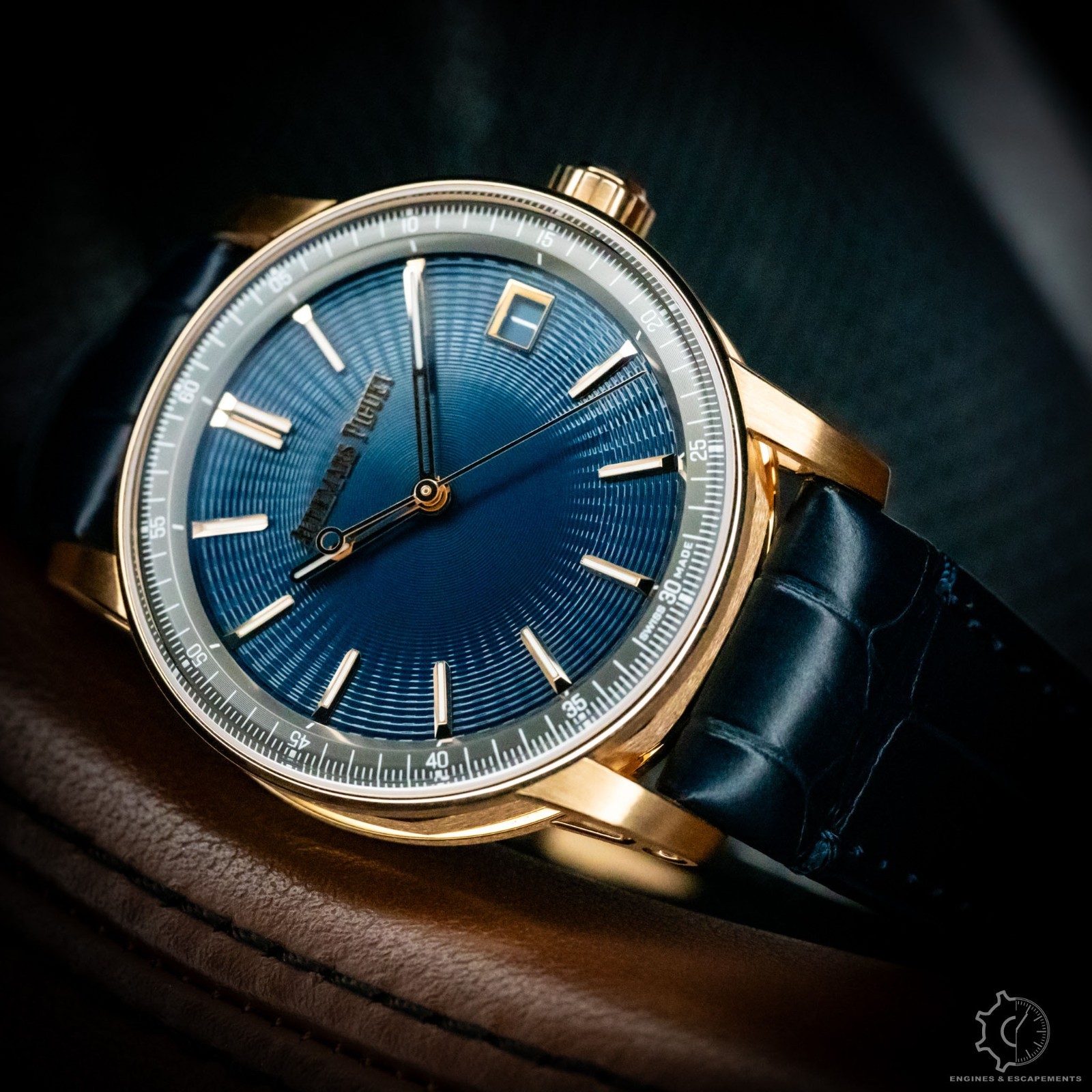 Audemars Piguet Code 11.59 Rose Gold Blue Dial 15210OR.OO.A348KB.01 B&P