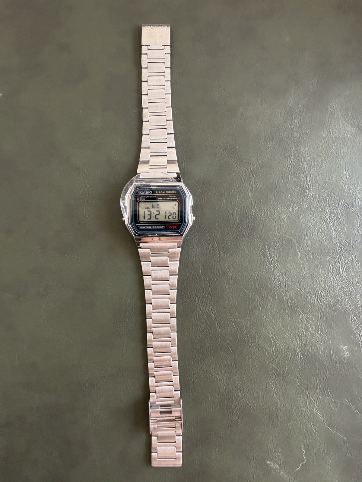 CASIO ALARM CHRONOGRAPH LITHIUM WATCH A158W – Covered
