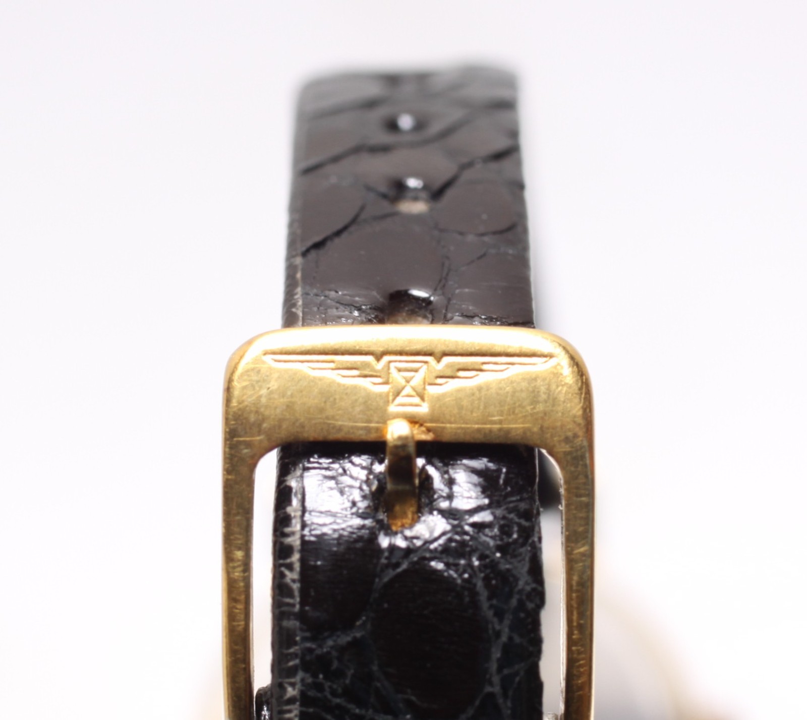 Vintage *EXC+5* Longines L4.136.2 Gold Dial 24mm Date Quartz Ladies Watch JAPAN