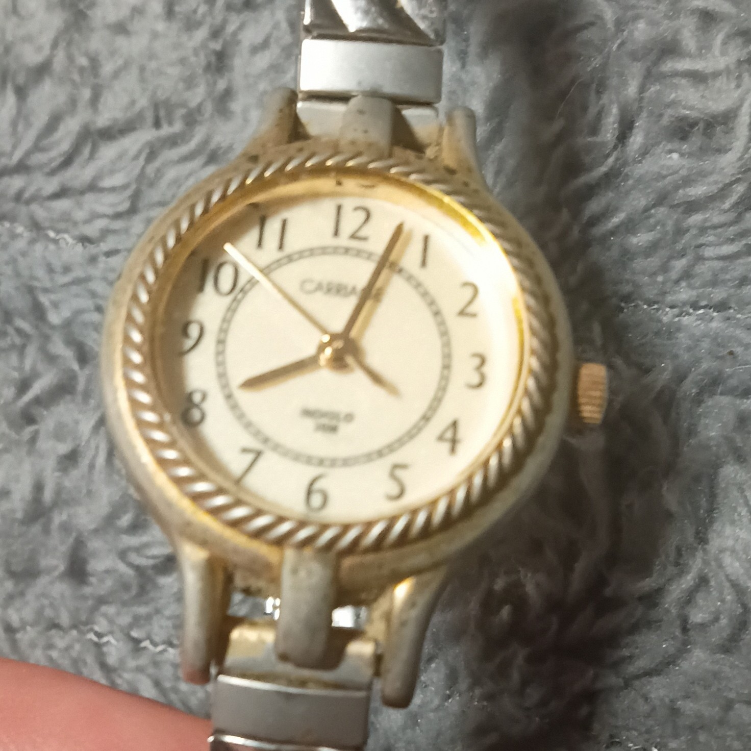 Carriage by Timex Women’s Quartz Analog White Dial WR 30m Silver Bracelet