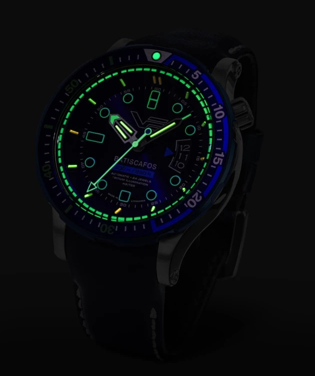 Vostok-Europe Batiscafos NH35-511E768 Automatic Tritium Dive Watch 300M New