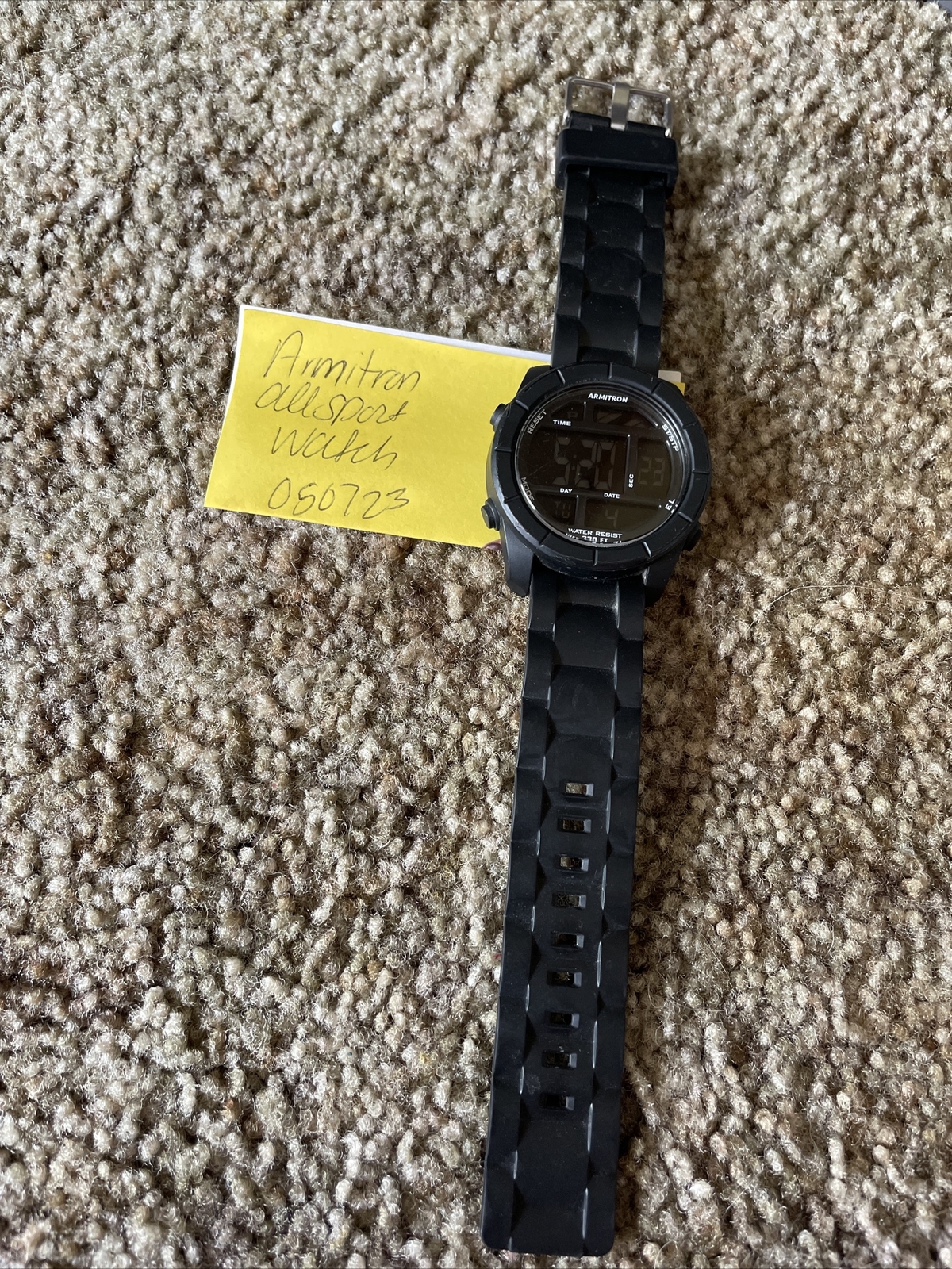 Armitron All Sport 40/8253 Mens Black Digital Quartz WR 100M Watch