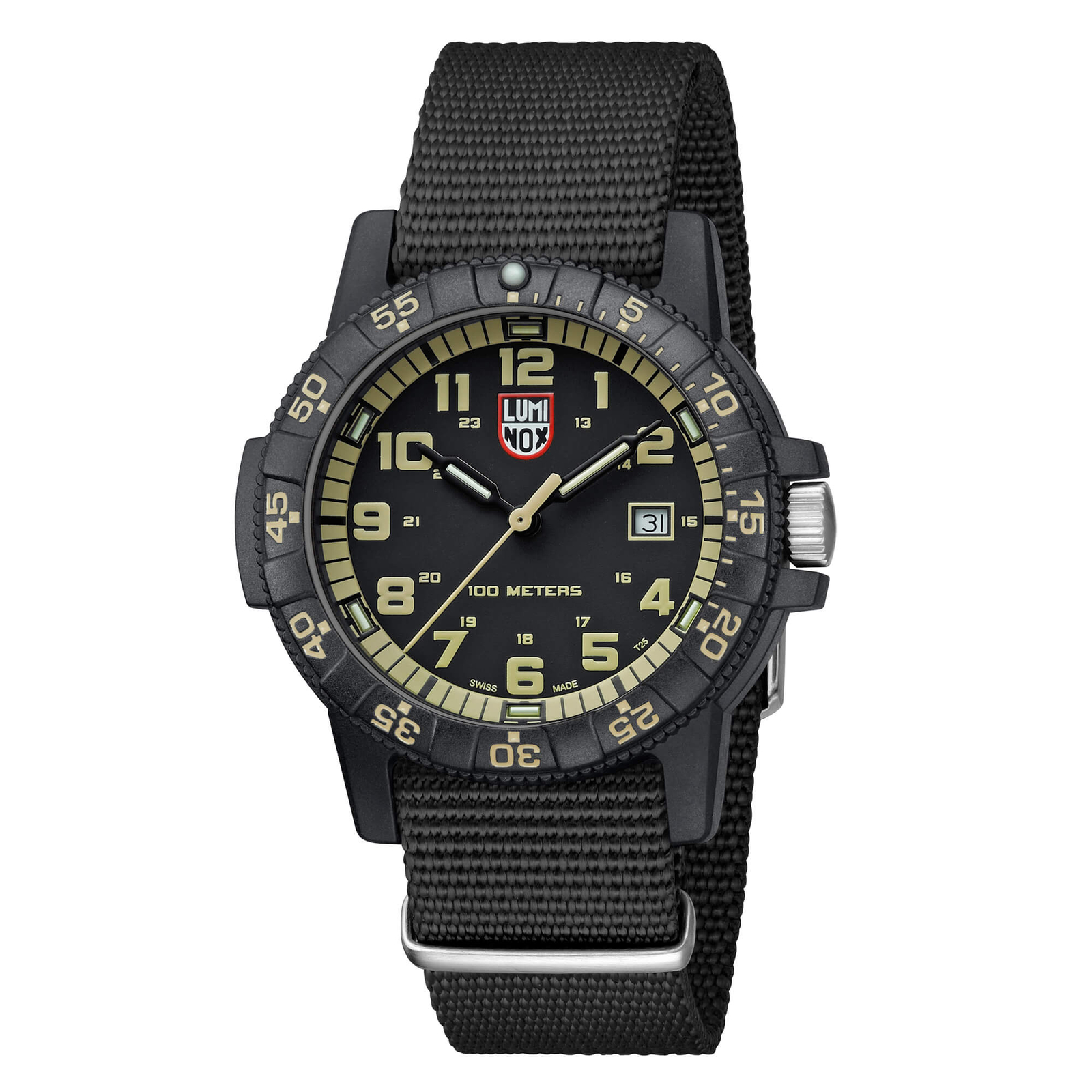 Luminox Men’s Watch Sea Turtle Giant 0320 Series Quartz Black Nylon Strap 0333