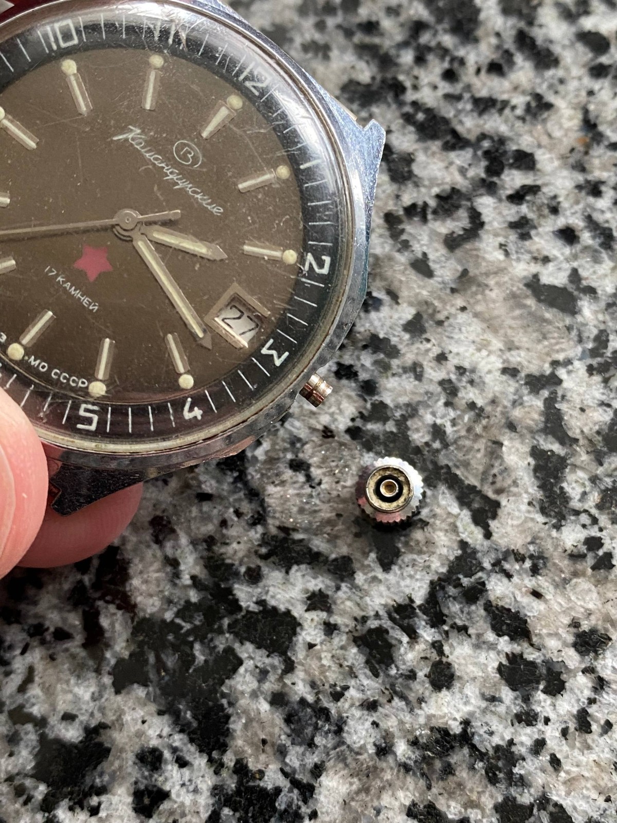 Vintage Komandirskie watch Soviet Komander USSR Mechanical Wristwach Rare watch