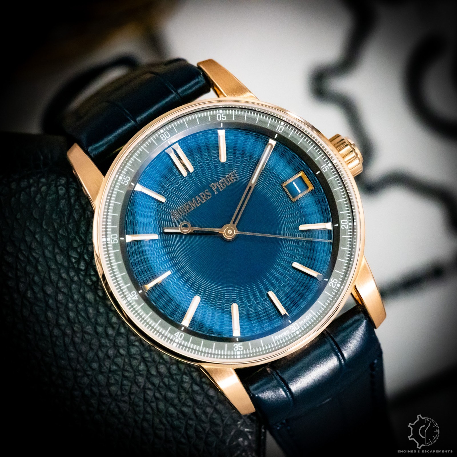 Audemars Piguet Code 11.59 Rose Gold Blue Dial 15210OR.OO.A348KB.01 B&P